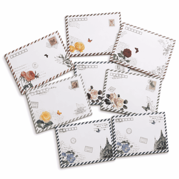 主图 1940Vintage Floral Handwritten Envelope – A Romantic Time Capsule of Love, Memory & Emotion